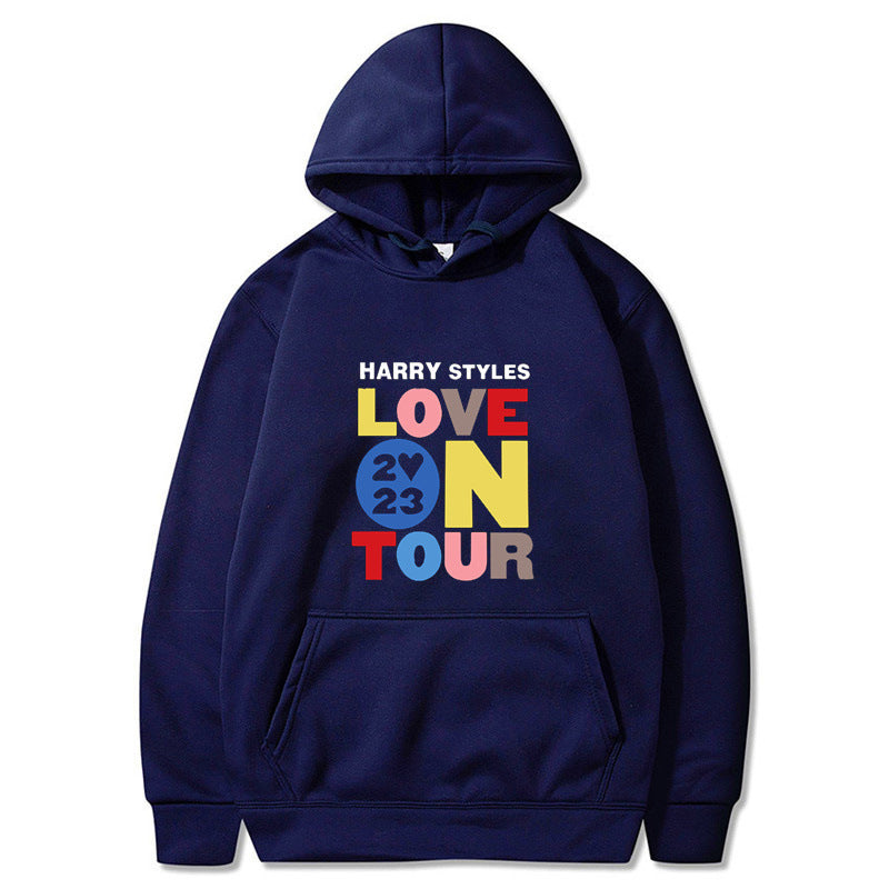 Unisex Love on Tour Casual Pullover Hoodie