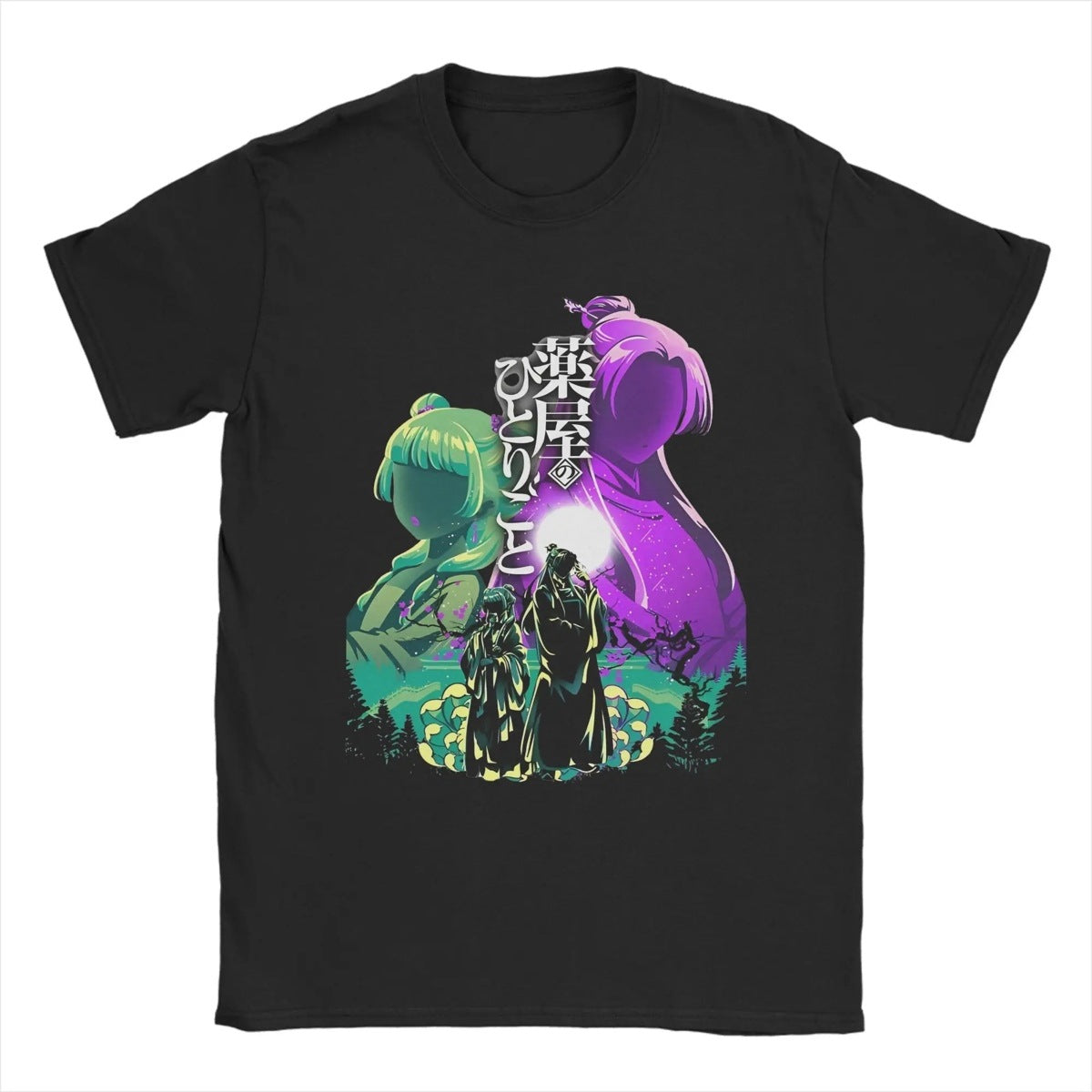 Unisex Anime Pattern Printed T-Shirt