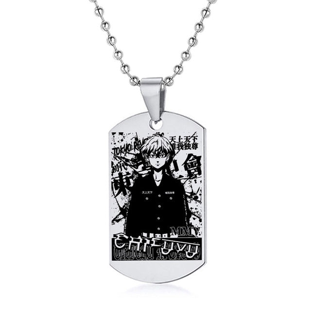 Trendy Anime Stainless Steel Necklace