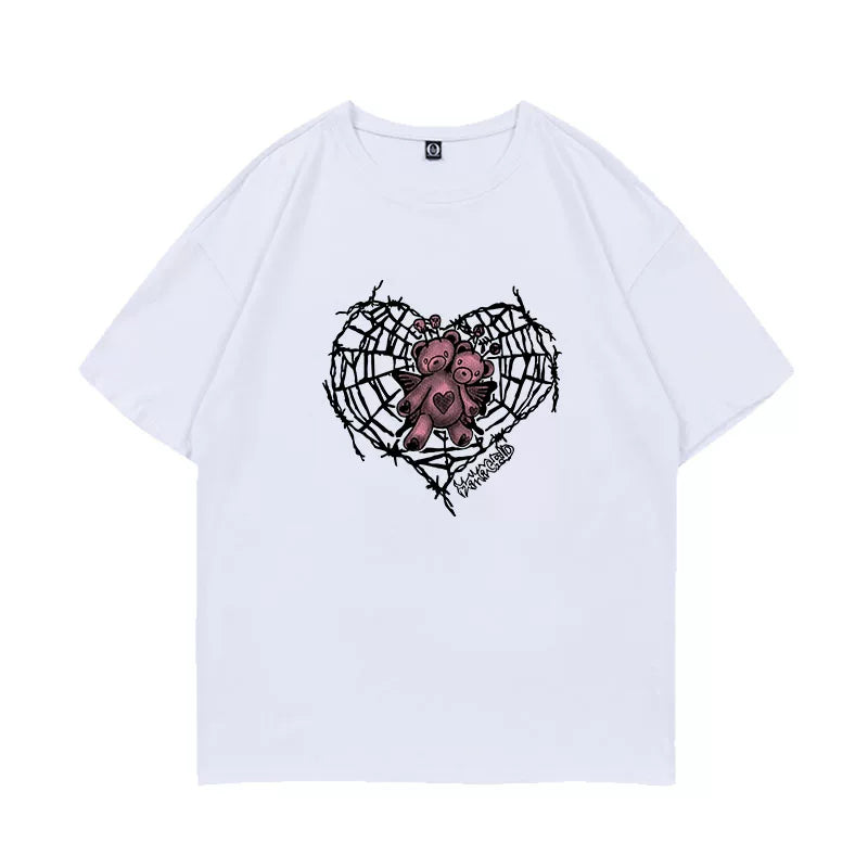Gaeul ‌Same Style Crew Neck T-Shirt