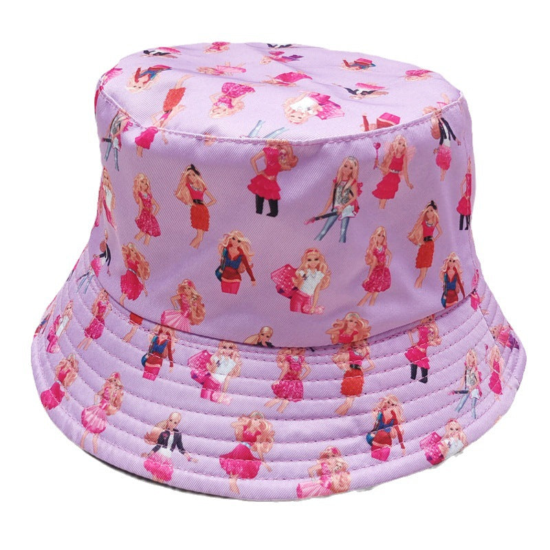 Casual Anime Printed Bucket Hat