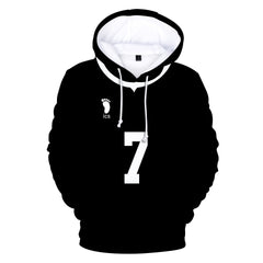 Unisex Inarizaki High 3D Print Sports Hoodie