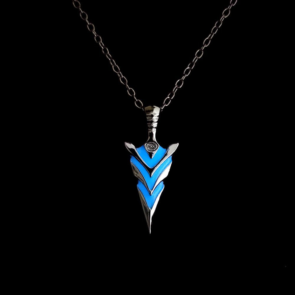 Glow In The Dark Arrowhead Necklace