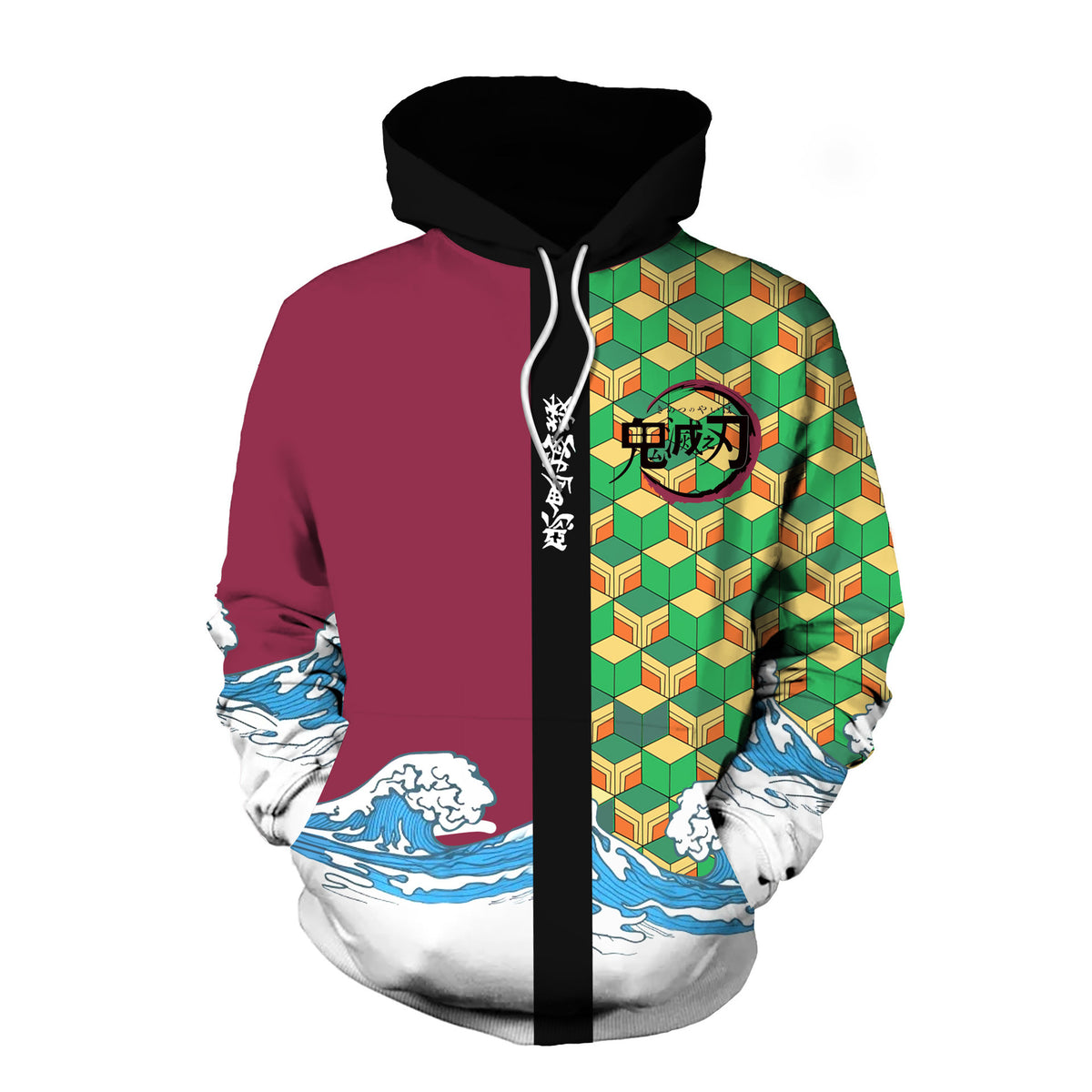 Unisex Anime Digital Print Sports Hoodie