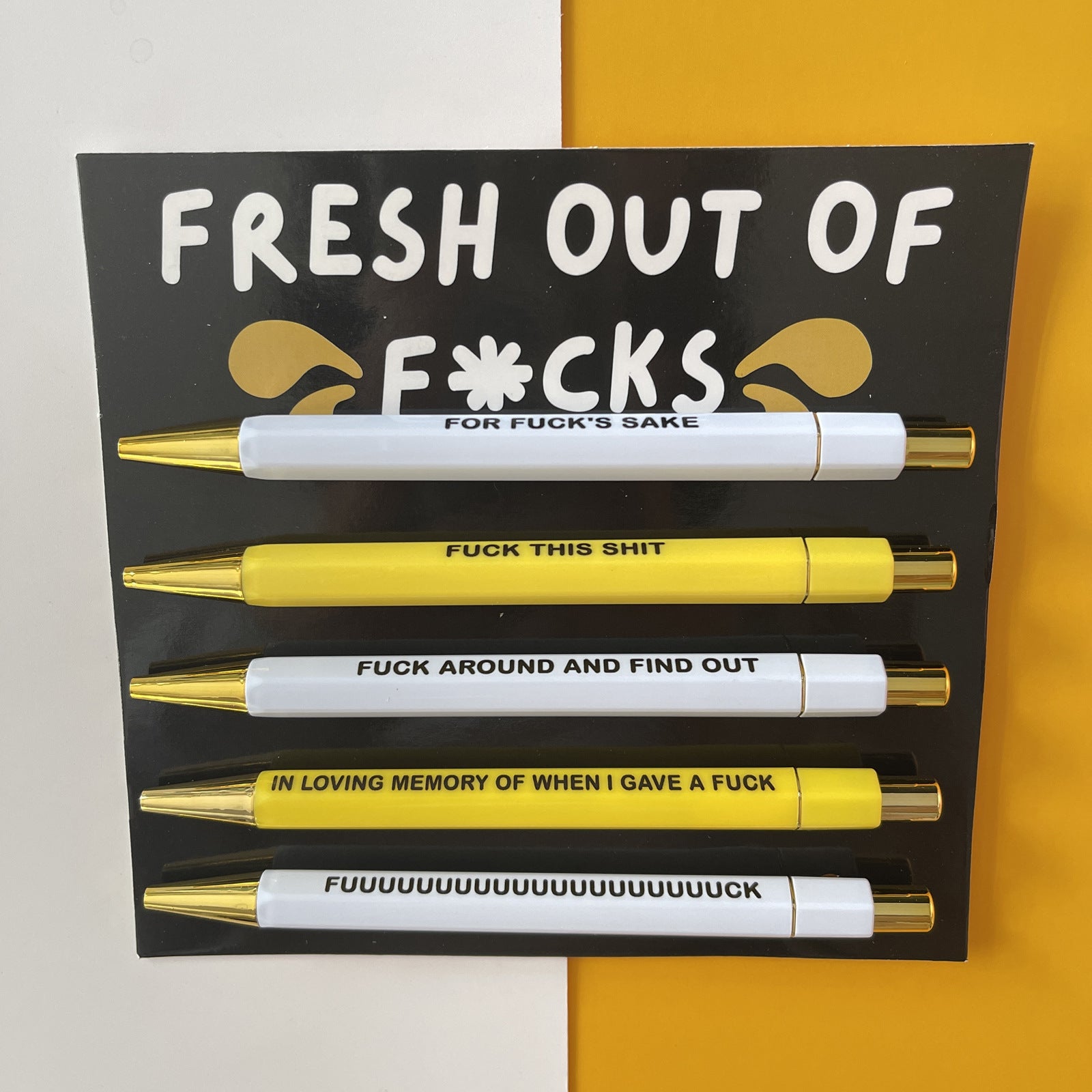 Hilarious Pens Set