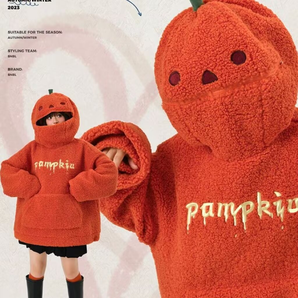 Pumpkin King Oversized Fleece Hoodie