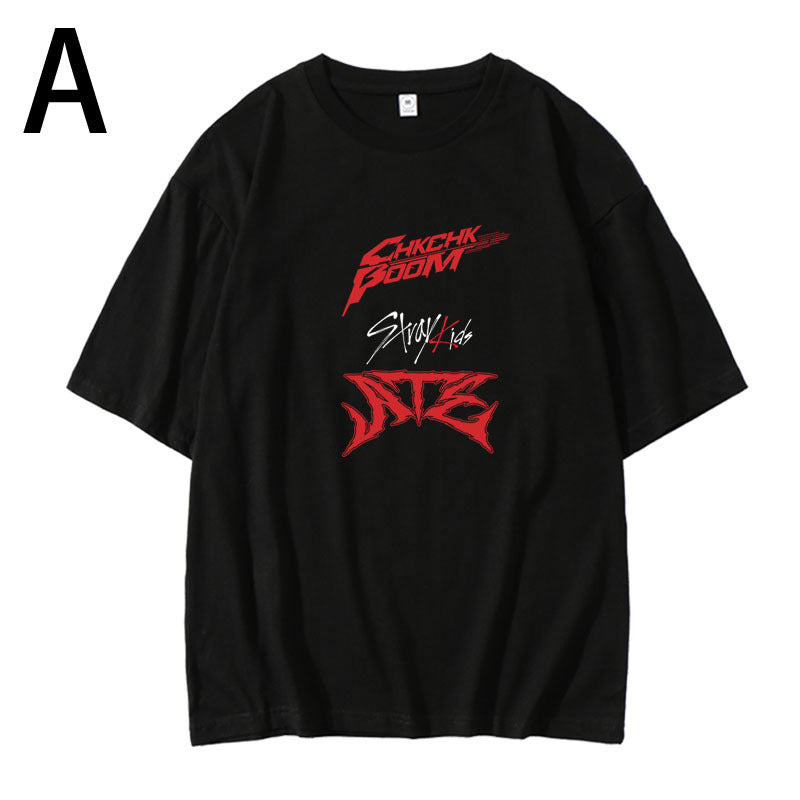 KPOP ATE ChkChkBoom Short-sleeved T-shirt