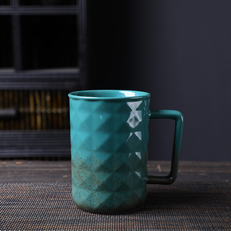 Retro Ceramic Irregular Pottery Mug
