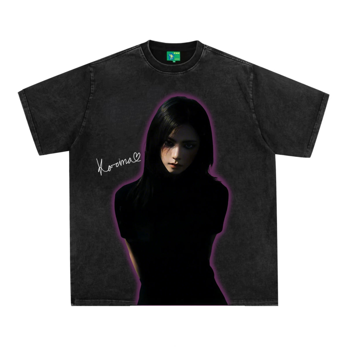Vintage Karina Crew Neck Cotton T-shirt