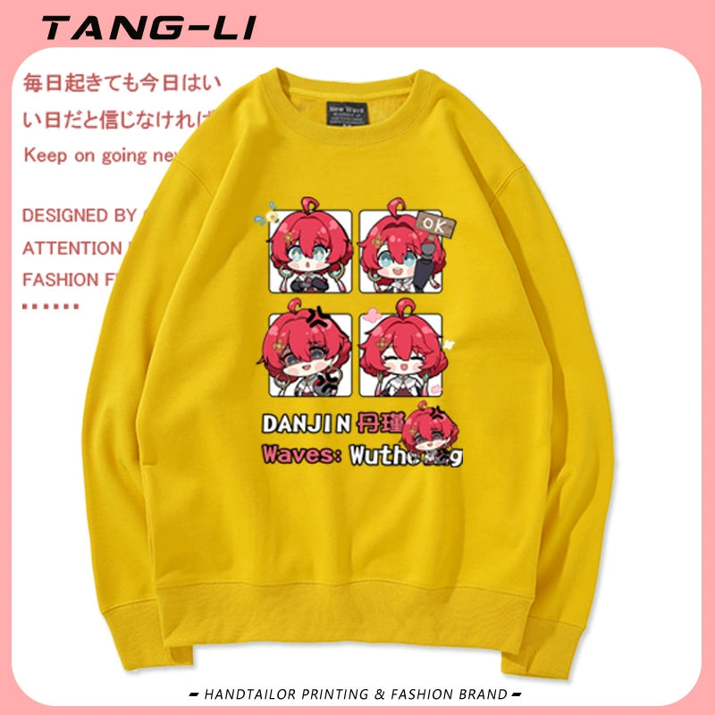 Unisex Game Pattern Crew Neck Sweatshirt