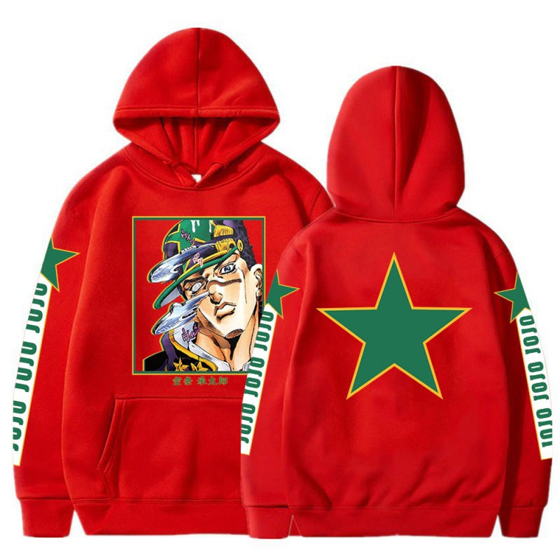 Unisex Casual Jojo Cosplay Relaxed Hoodie