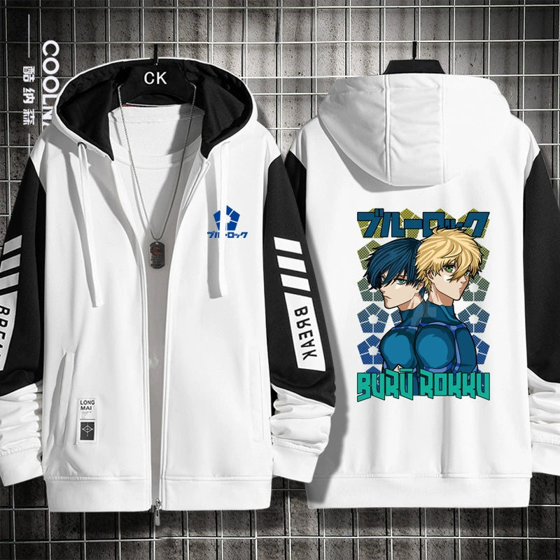 Unisex Anime Nagi Zipper Cardigan Hoodie