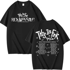 Twice THIS IS FOR WORLD TOUR Printed T-shirt