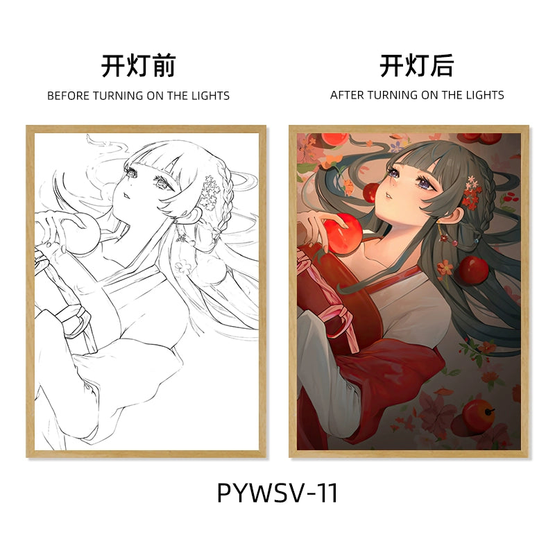 Anime Painting Night Light Ornament