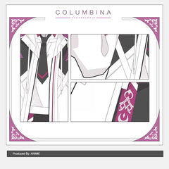 Colombia Cosplay Game Trench Coat Top Outwear