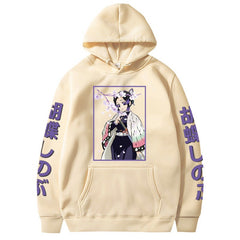 Casual Anime Butterfly Printed Loose Hoodie