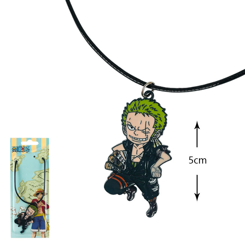 Cute Luffy Necklace Keychain Pendant