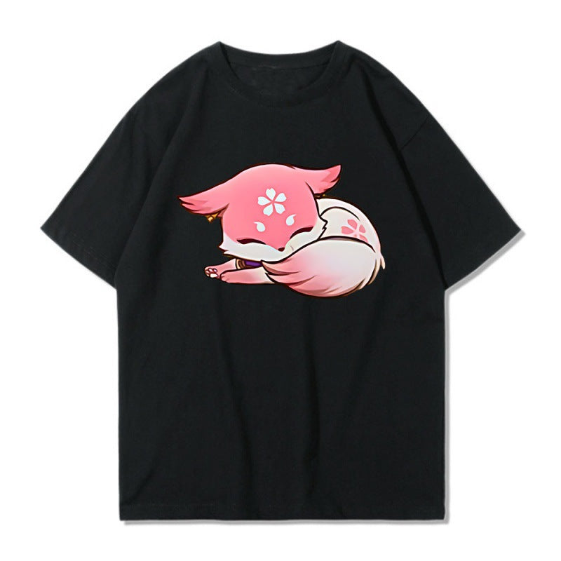 Unisex Game Graphic Cosplay Loose T-shirt