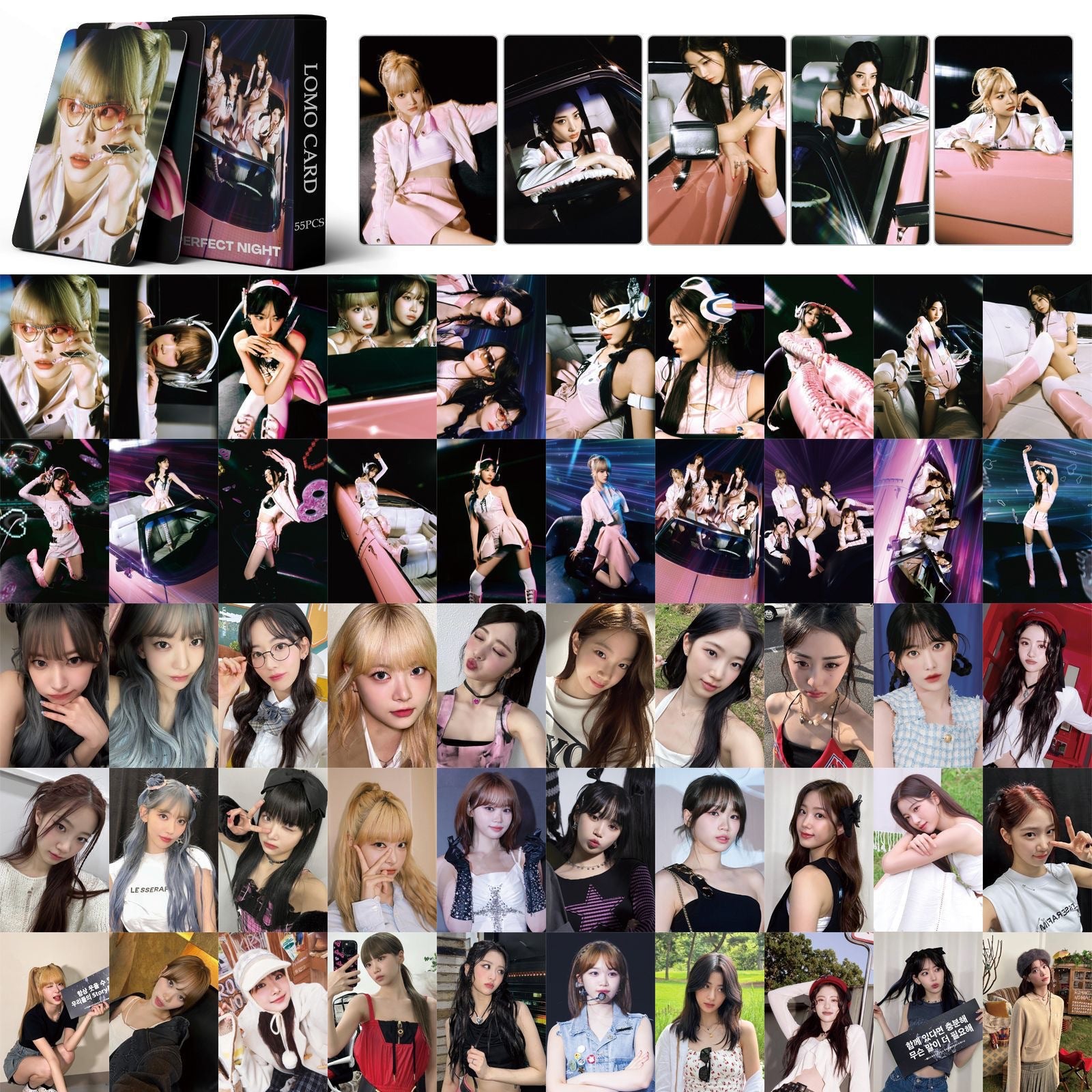 55 KPOP Perfect Night Cards Collection