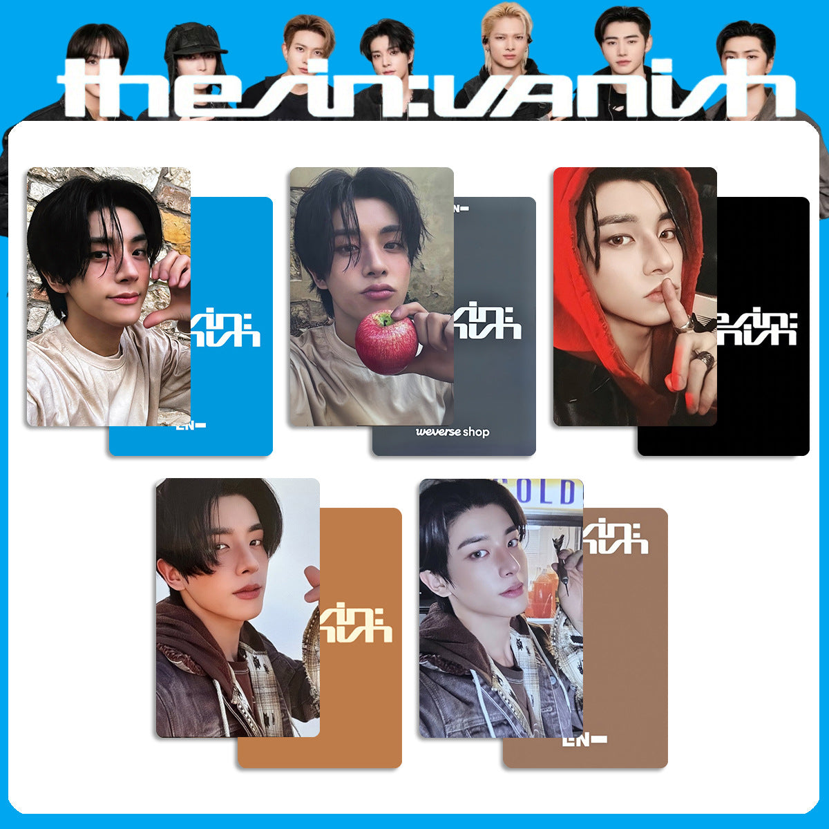 EN THE SIN VANISH Bonus Photocard 5pcs