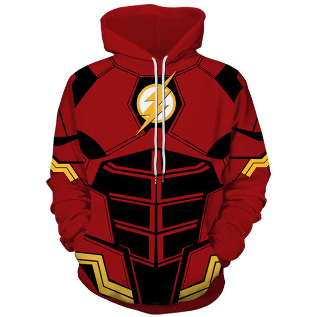 Unisex Comic Digital Printed Cosplay Loose Hoodie