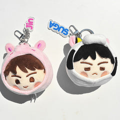 V JIMIN Jungkook Plush Keychain Pendant