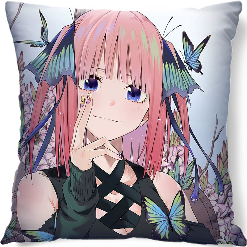 Nakano Anime Throw Pillow