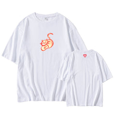 NJZ Cartoon Printed Short-sleeved T-shirt