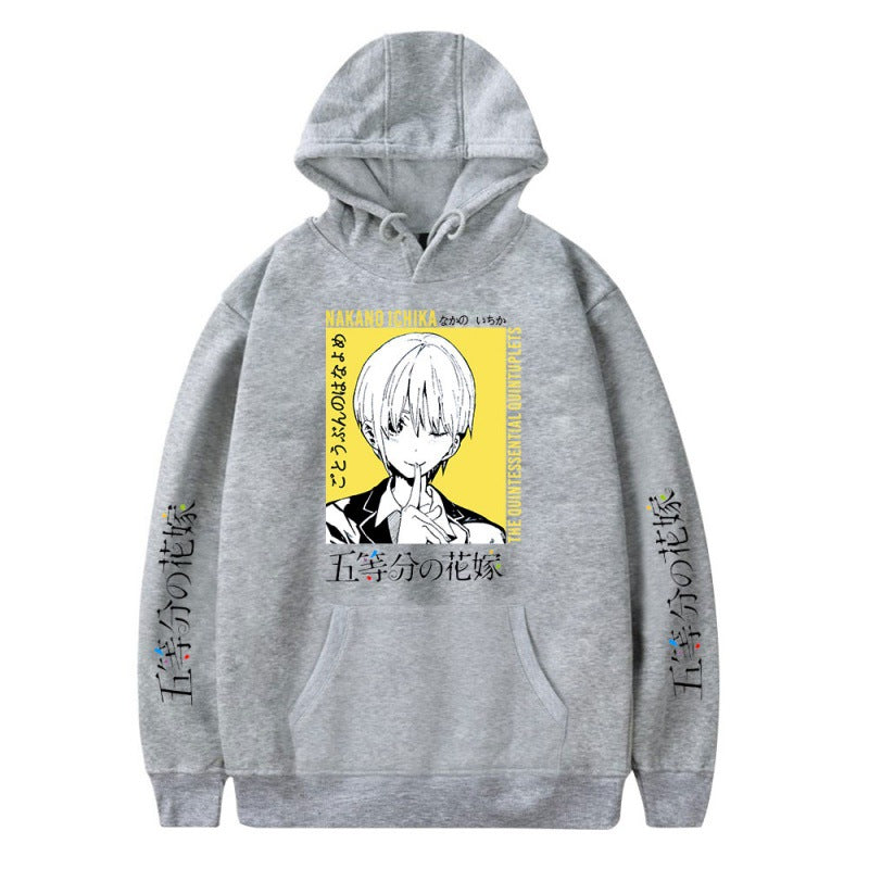 Unisex Anime Nakano Graphic Casual Hoodie