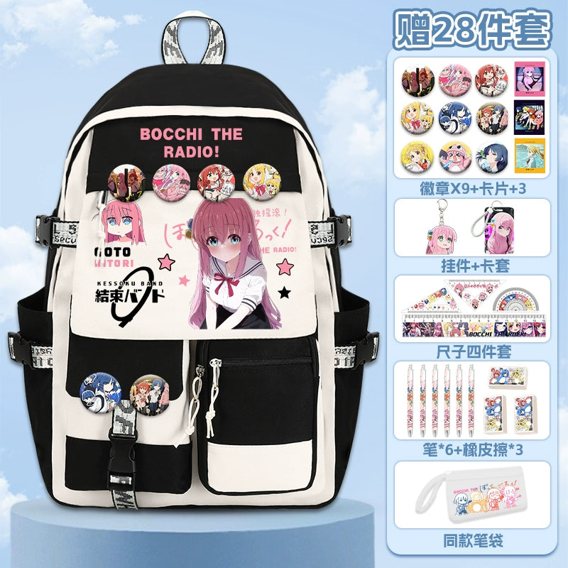 Large-capacity Anime Backpack Schoolbag