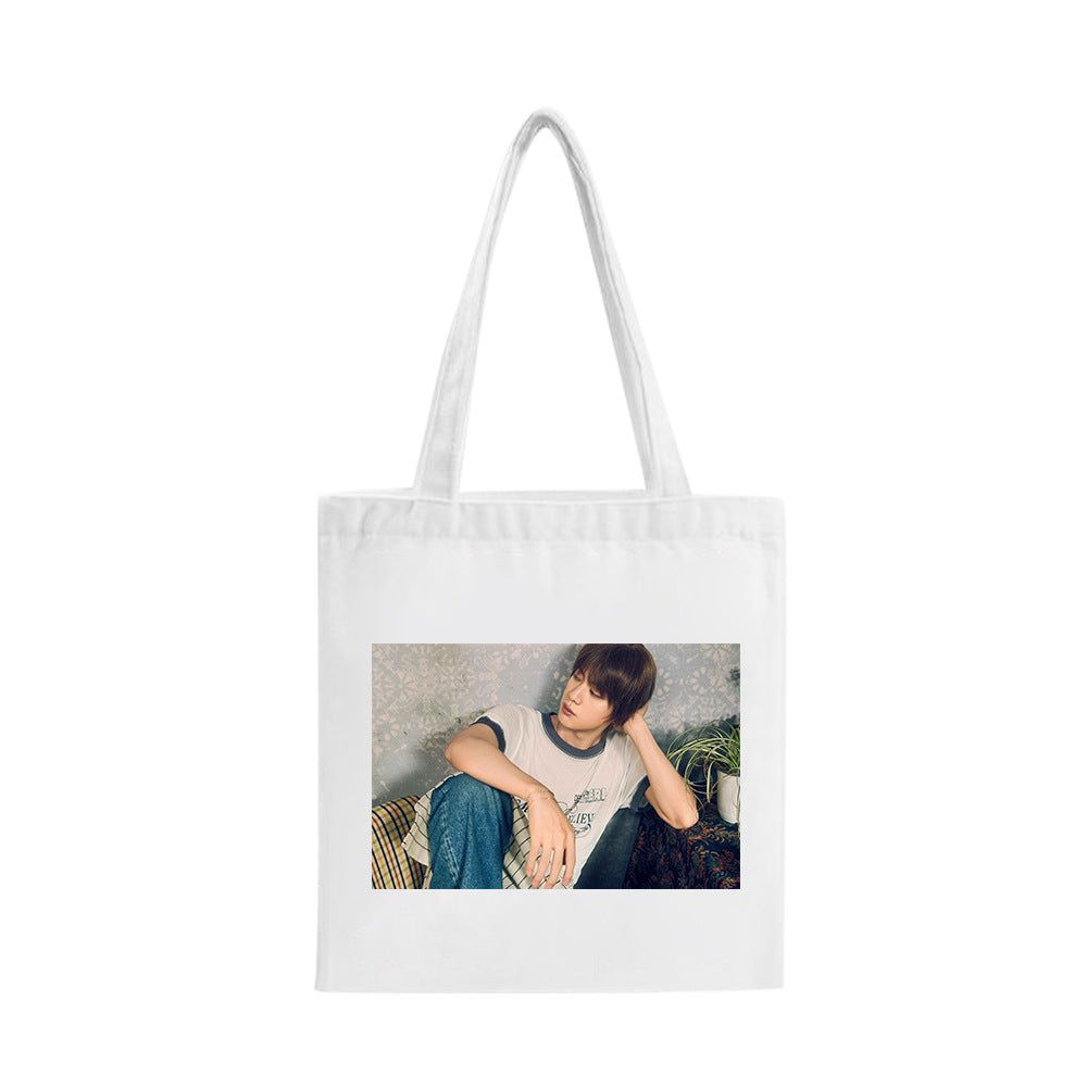 KPOP Poster Print Zipper Handbag