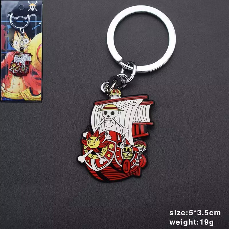 Cute Luffy Necklace Keychain Pendant