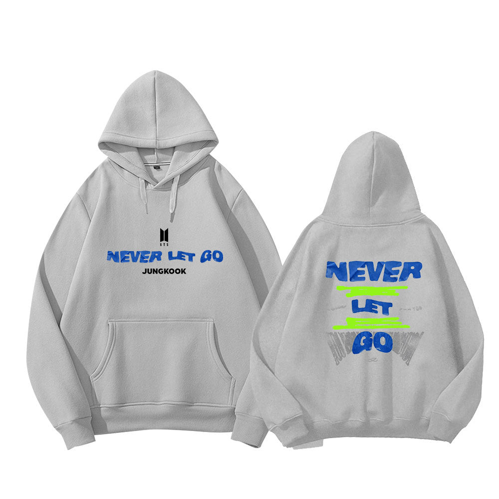 KPOP Album NEVER LET GO Double-sided Hoodie
