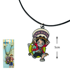 Cute Luffy Necklace Keychain Pendant