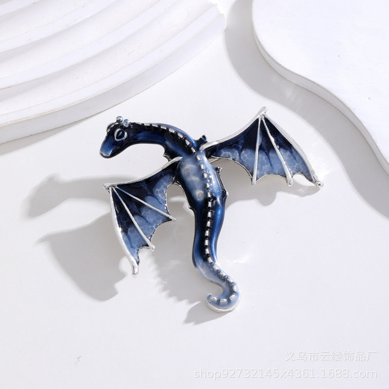 Retro Cartoon Dragon Shape Brooch