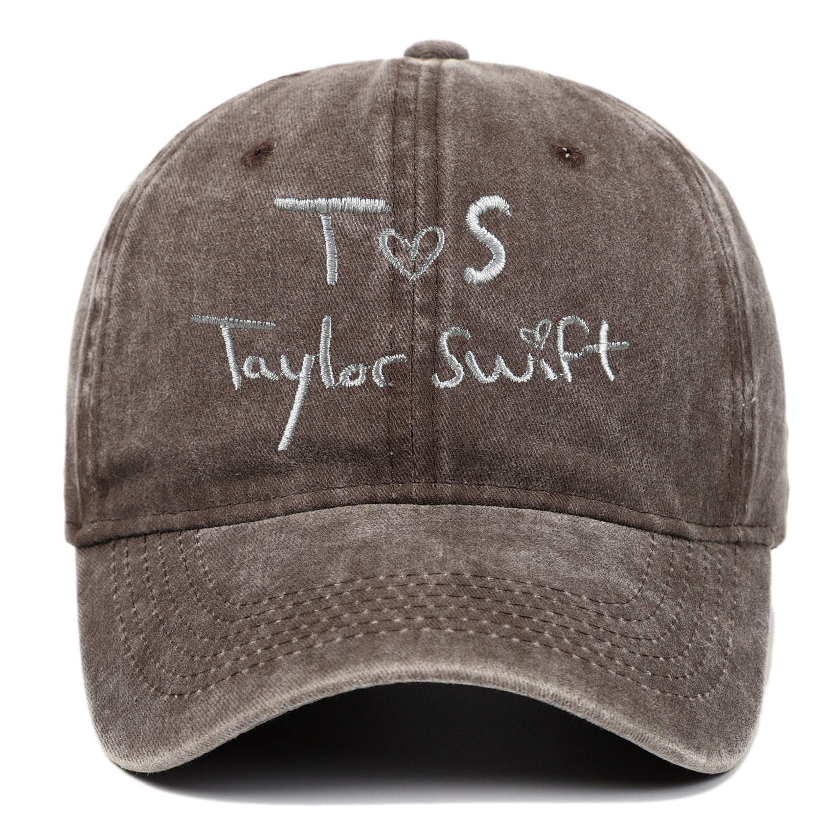 Taylor Embroidered Washed Baseball Cap