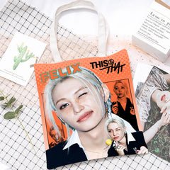 SKZ Album < THIS & THAT > Canvas Tote Bag