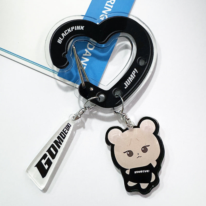 Lisa Jennie Rose Jisoo Pendant Carabiner