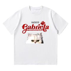 Kpop Gabriela Cat Cotton Short Sleeve T-Shirt