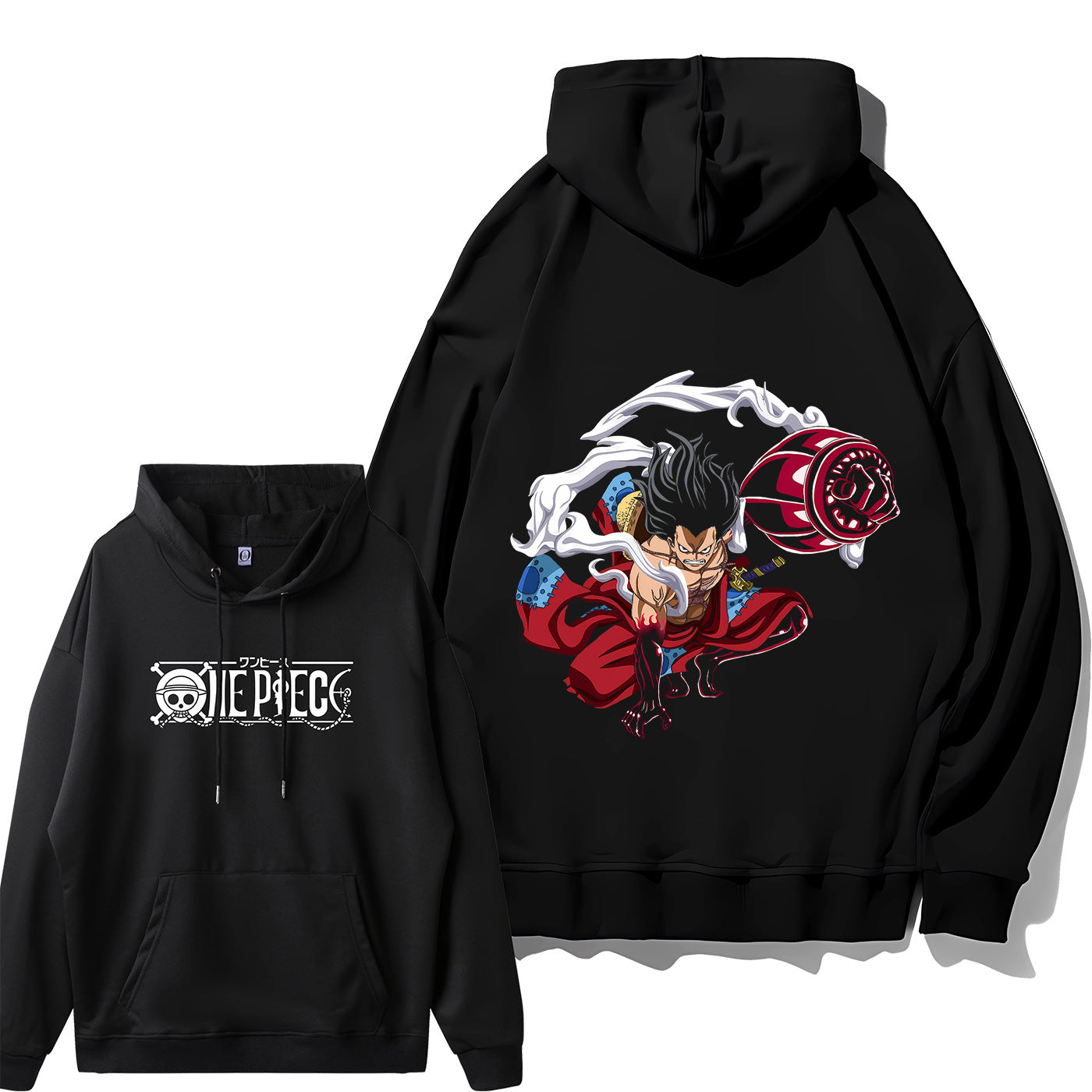 Unisex Straw Hat Luffy Loose Hoodie