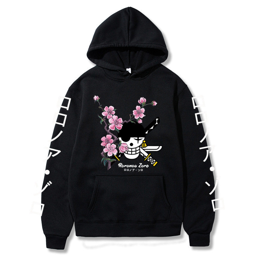 Unisex Zoro Graphic Printed Loose Hoodie