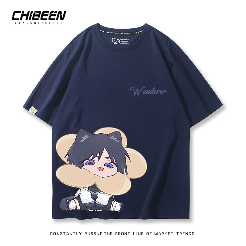 Casual Game Cotton Short Sleeve T-Shirt