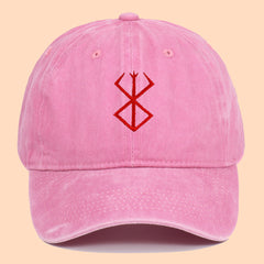 Leisure Anime Washed Embroidered Baseball Cap