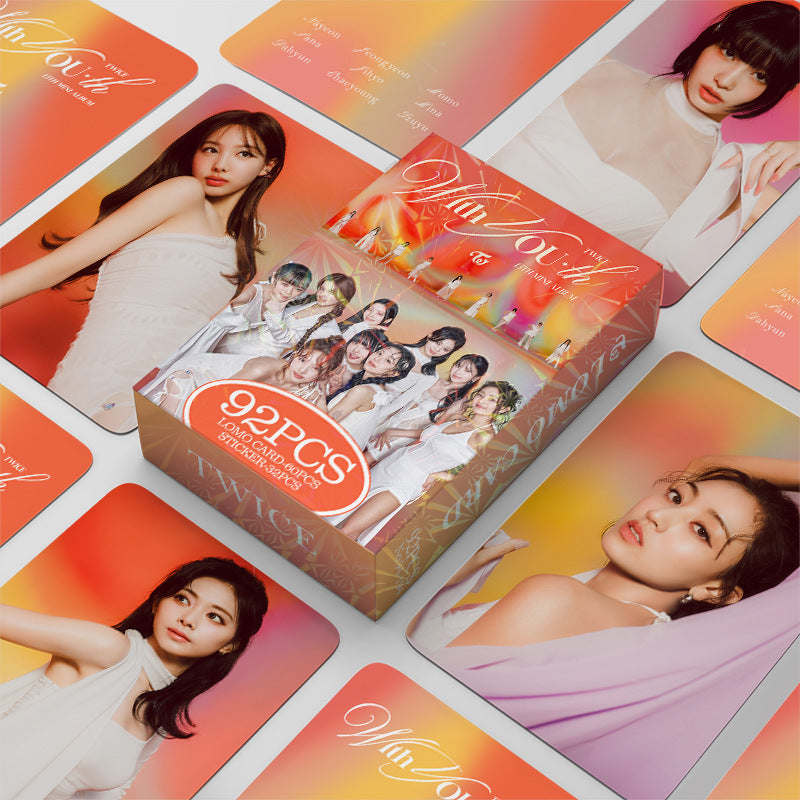 92 Pcs Kpop LOMO PhotoCards