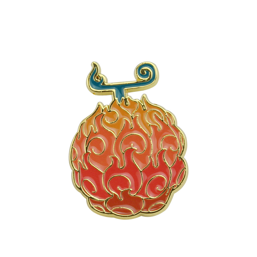 Lovely Devil Fruit Badge Brooch