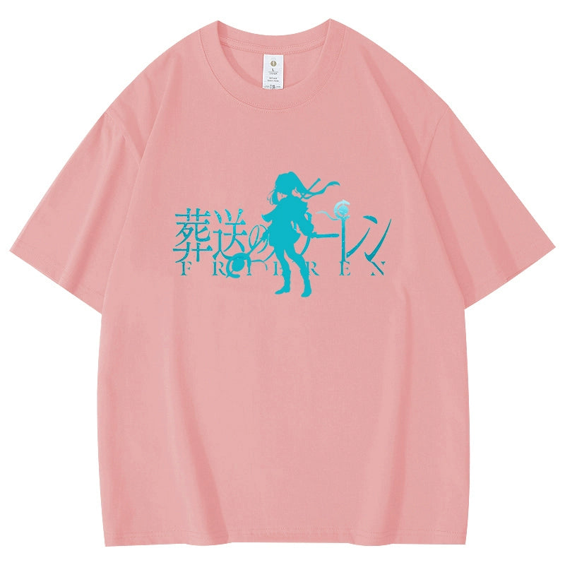 Unisex Anime Cotton Short Sleeve T-Shirt