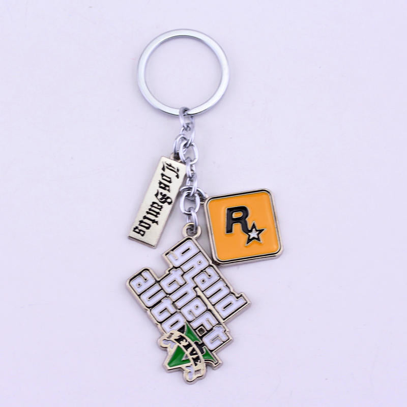 Game Metal Keychain Pendant