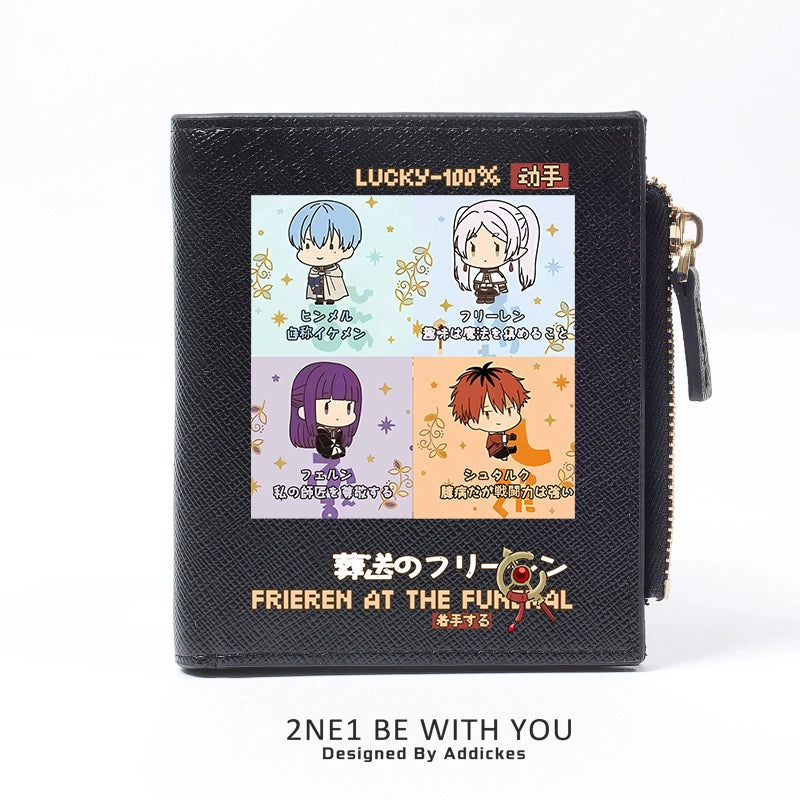 Anime Short Zipper Wallet