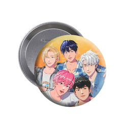 Pump Up The Volume Badge Brooch