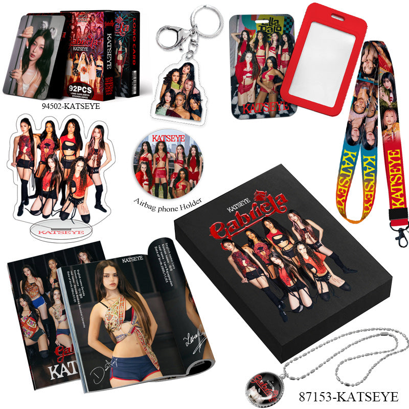 KATSEYE Keyring Photocard Photobook Exquisite Gift Box
